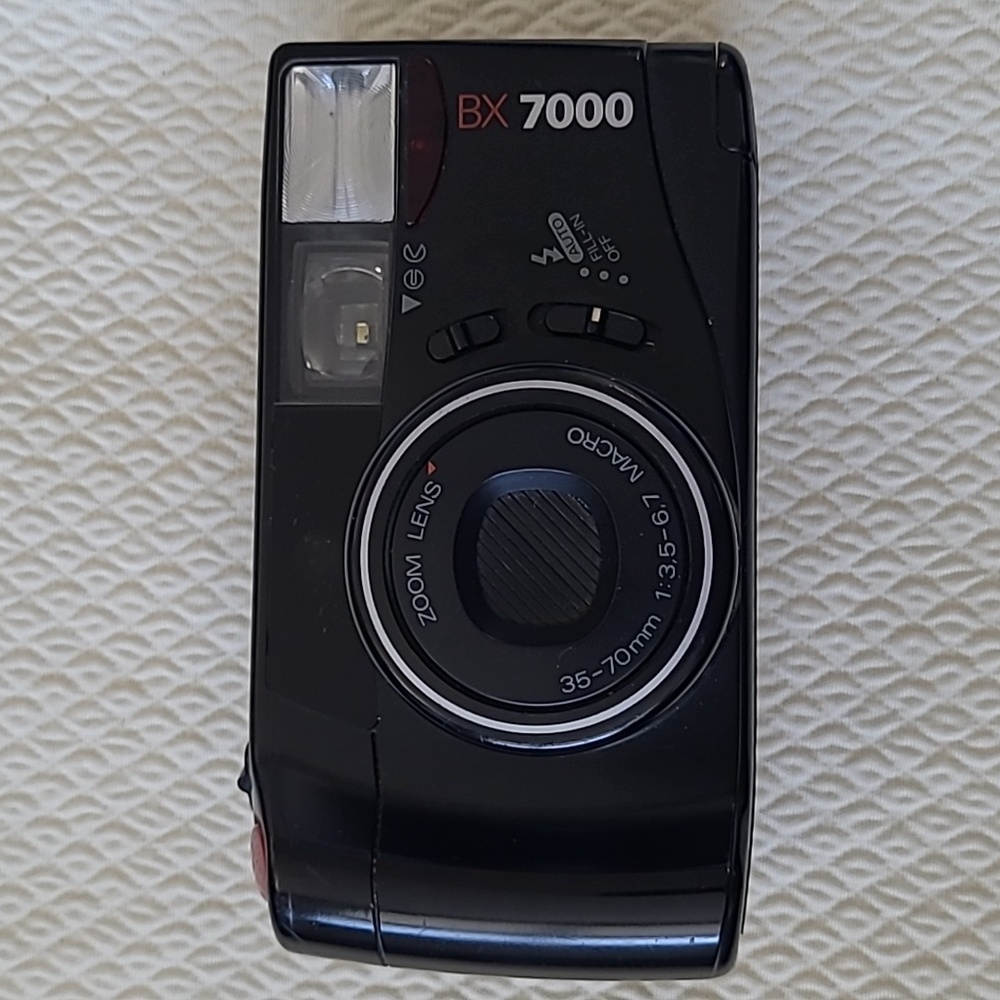 BX 7000 Black Camera With Kodak Gold 200 35mm Film